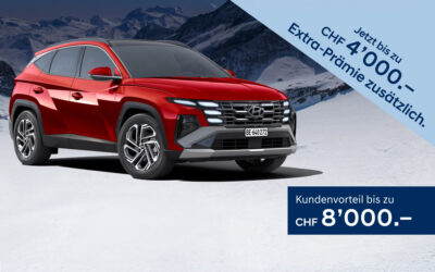 Hyundai Swiss Edition mit bis zu CHF 8’000.- Kundenvorteil